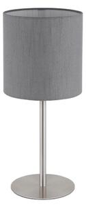Globo 21440G - Lampada da tavolo BENSON 1xE27/40W/230V grigia
