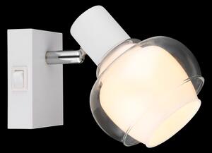 Globo 54309-1W - Faretto da parete TOKKI 1xE14/40W/230V bianco