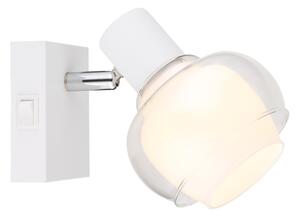 Globo 54309-1W - Faretto da parete TOKKI 1xE14/40W/230V bianco