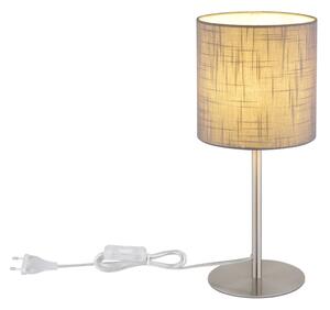 Globo 21440G - Lampada da tavolo BENSON 1xE27/40W/230V grigia