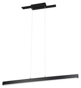 Lampada a Sospensione da Interno a LED in Metallo Nero Opaco