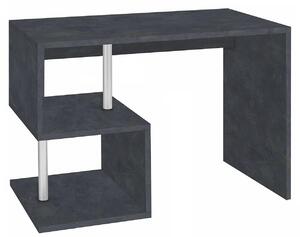 Scrivania con 2 Ripiani 100x50x77,5 cm Esse Ardesia