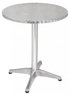 Tavolo a Colonna Ø70x70 h cm in Alluminio Grigio