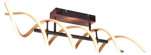 Lampada a Sospensione da Interno a LED in Alluminio Ottone Opaco