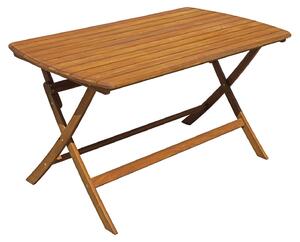 Tavolo Pieghevole da Giardino 140x82x76 cm Castiglione in Legno di Acacia
