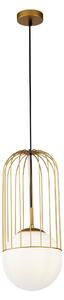 Lampada pendente Pendant in Metallo Tel Oro