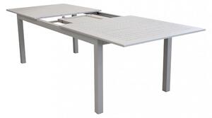 Tavolo Cuba Allungabile 220/280x100x75 h cm in Alluminio Tortora