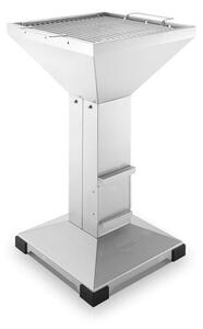 Piastra di base in acciaio inossidabile Thüros T3 per barbecue a carbone, dimensioni 42 x 42 cm
