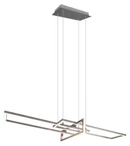 Lampada a Sospensione da Interno a Led in Metallo Nickel Opaco