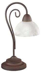 Lampada tavolo da Interno E14 in Metallo Ruggine