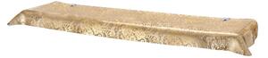 Mensola in Plexiglass Gold LEAVERS Linea DRAPPEGGI PIZZO , Dimensioni 69x20x h 5 cm - 1,5 kg Colore Oro