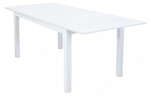 Tavolo Cuba Allungabile 150/210x90x75 h cm in Alluminio Bianco