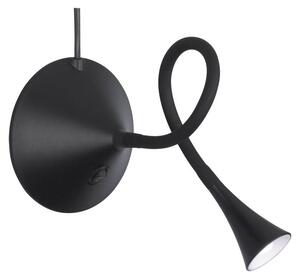 Lampada tavolo da Interno a LED in Plastica Nero
