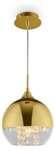 Lampada pendente Pendant in Metallo Fermi Oro