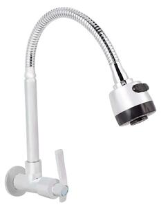 Miscelatore da cucina a parete - Miscelatore monocomando per acqua fredda - Rotazione a 360° - Attacco G1/2