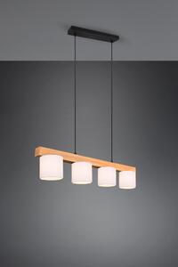 Lampada a Sospensione da Interno E14 in Legno naturale Legno Naturale