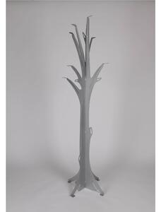 Appendiabiti da terra in metallo design Natura Albero Dimensioni 60x60x h 190 cm la natura con una struttura ad albero con rami colore Argento Metallizzato