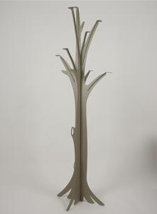 Appendiabiti da terra in metallo design Natura Albero Dimensioni 60x60x h 190 cm la natura con una struttura ad albero con rami colore Tortora Pastello