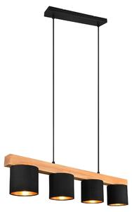Lampada a Sospensione da Interno E14 in Legno naturale Legno Naturale