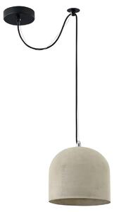Lampada pendente Loft in Metallo Broni Nero
