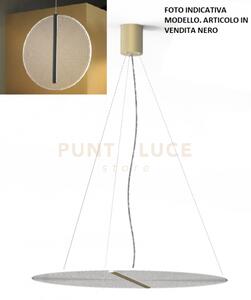 Koi-s70 n sospensione led diametro 70cm in vetro con partciolari ne