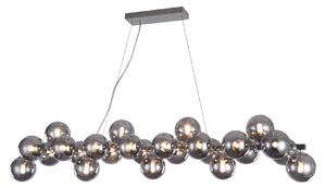 Lampada pendente Modern in Metallo Dallas Cromo