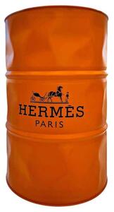 COMODINO BARREL HERMES H 60 CM 6 KG NAOR ORANGE