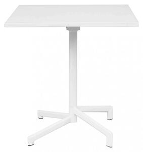 Tavolo Vega 70x70x73 h cm in Acciaio Bianco