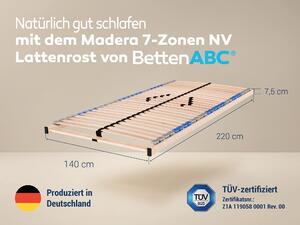 MaDeRa Telaio a doghe a 7 zone 3 versioni diverse, per l'autoassemblaggio, dimensioni: 140x220