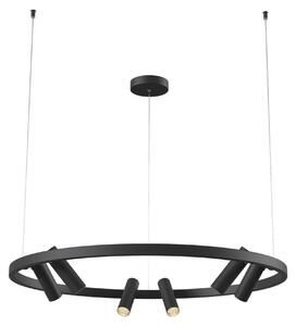 Lampada pendente Modern in Metallo e Acrilico Satellite Nero