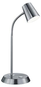 Lampada tavolo da Interno a LED in Metallo Nickel Opaco