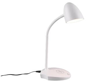 Lampada tavolo da Interno a LED in Plastica Bianco