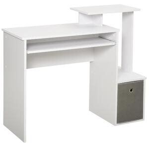Scrivania da Ufficio 100x40x86,6 cm in Truciolare Bianco