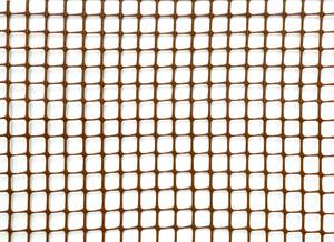 Rete Quadra da Giardino 10mm in Plastica 1x30m Rama Mirror Marrone