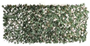 Siepe Sintetica Acero Estensibile 100x200 h cm in Polietilene Verde