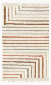 Tappeto kilim fatto a mano con frange Calais