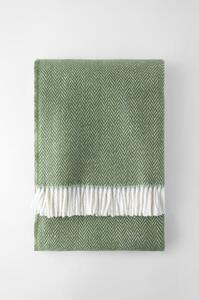 Plaid verde con contenuto di cotone , 140 x 180 cm Skyline - Euromant