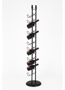Portabottiglie, Cantinetta in Ferro Battuto Massiccio Per 12 bottiglie Dimensioni 32x32x h 164 cm Portabottiglie dallo stile classico colore nero pastello