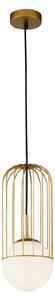 Lampada pendente Pendant in Metallo Tel Oro