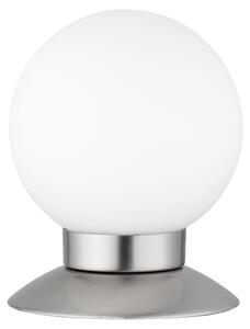 Lampada tavolo da Interno a LED in Metallo Nickel Opaco