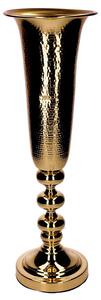 Vaso in Metallo oro cm 16x16xh55