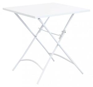Tavolo Bristol 70x70x72 h cm in Acciaio Bianco
