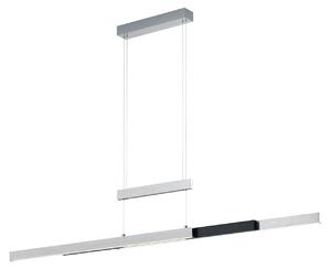 Lampada a Sospensione da Interno a LED in Metallo Alluminio Spazzolato