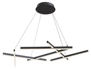 Lampada pendente Modern in Alluminio Line Nero