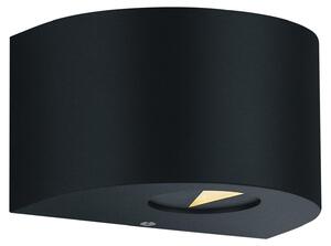 Applique da Esterno a LED in Plastica Nero Opaco
