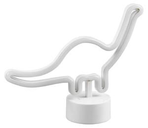 Lampada da Tavolo da Interno a LED in Plastica Bianco
