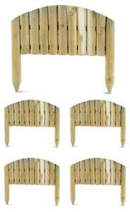 Minirecinzione Procida 5 Pezzi 30/40x55 cm in Legno Impregnato
