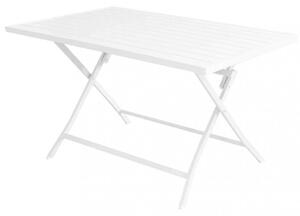 Tavolo Alabama 130x77x73 h cm in Alluminio Bianco