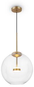 Lampada pendente Modern in Metallo e Vetro Cometa Opaco Oro