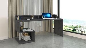 Scrivania a Giorno 180x60x92,5 cm Esse Report Grigio